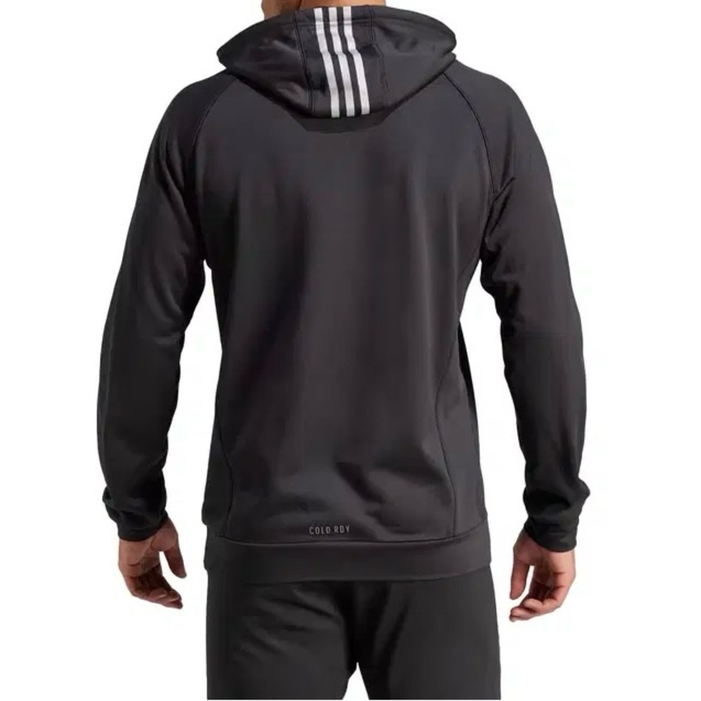 Adidas Men's Black Hoodie Jacket
